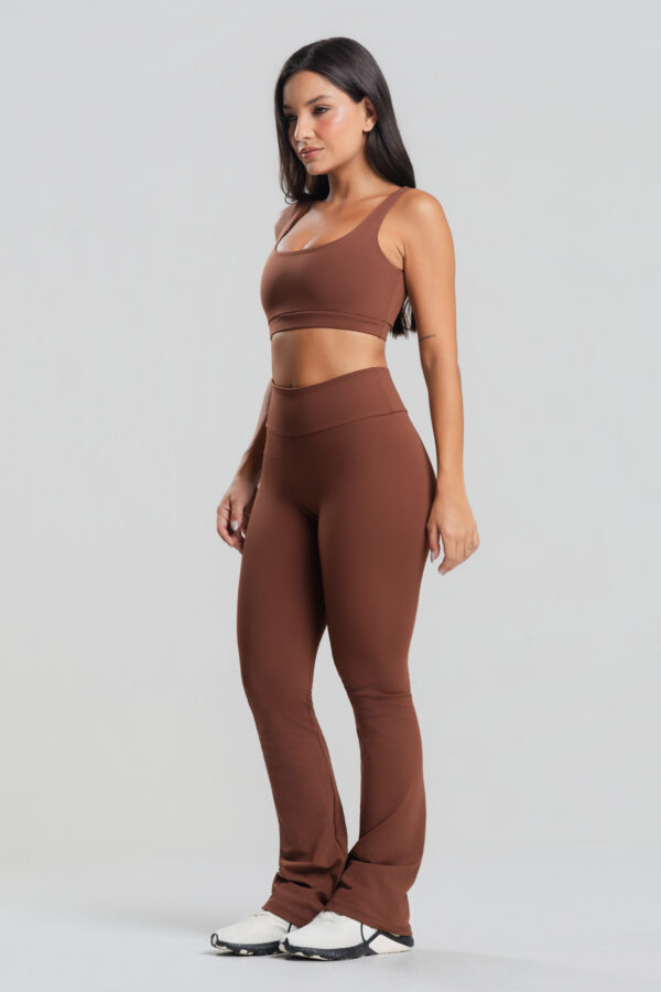 Calça Flare Aura - Cappuccino - Imagem 5
