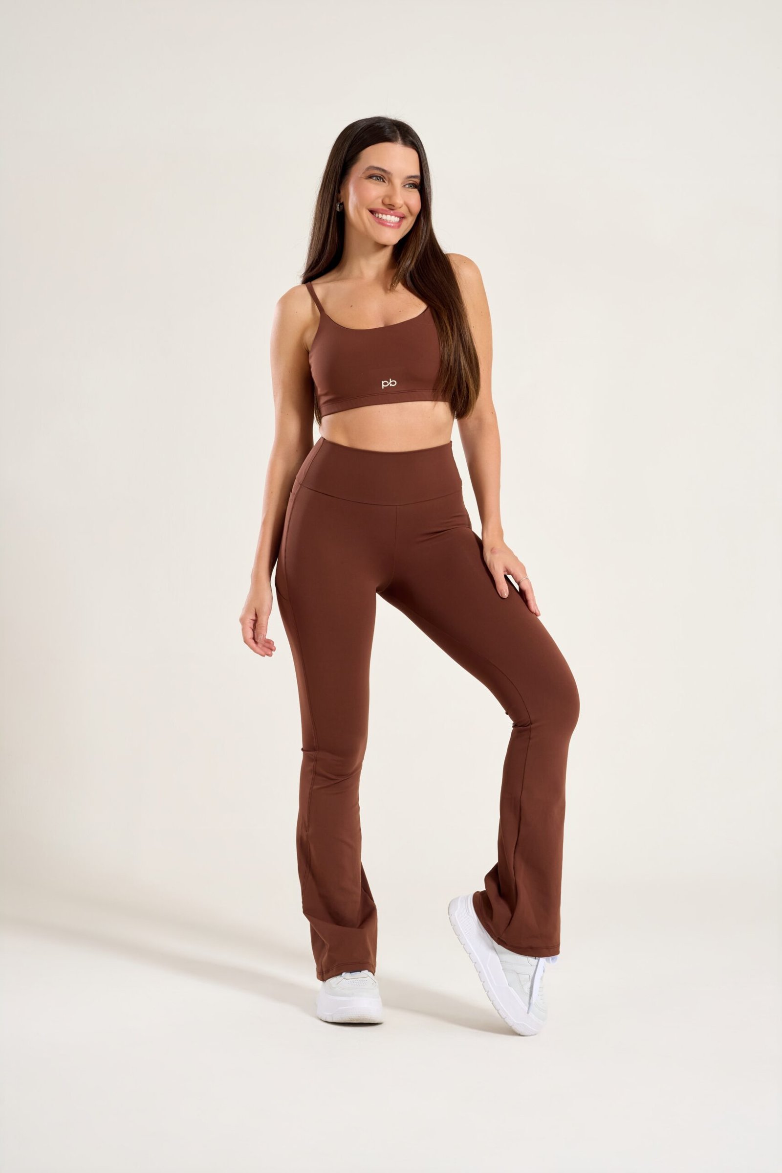 IMG_8194 Calça Bootleg Femme Force - Cappuccino - Imagem 1